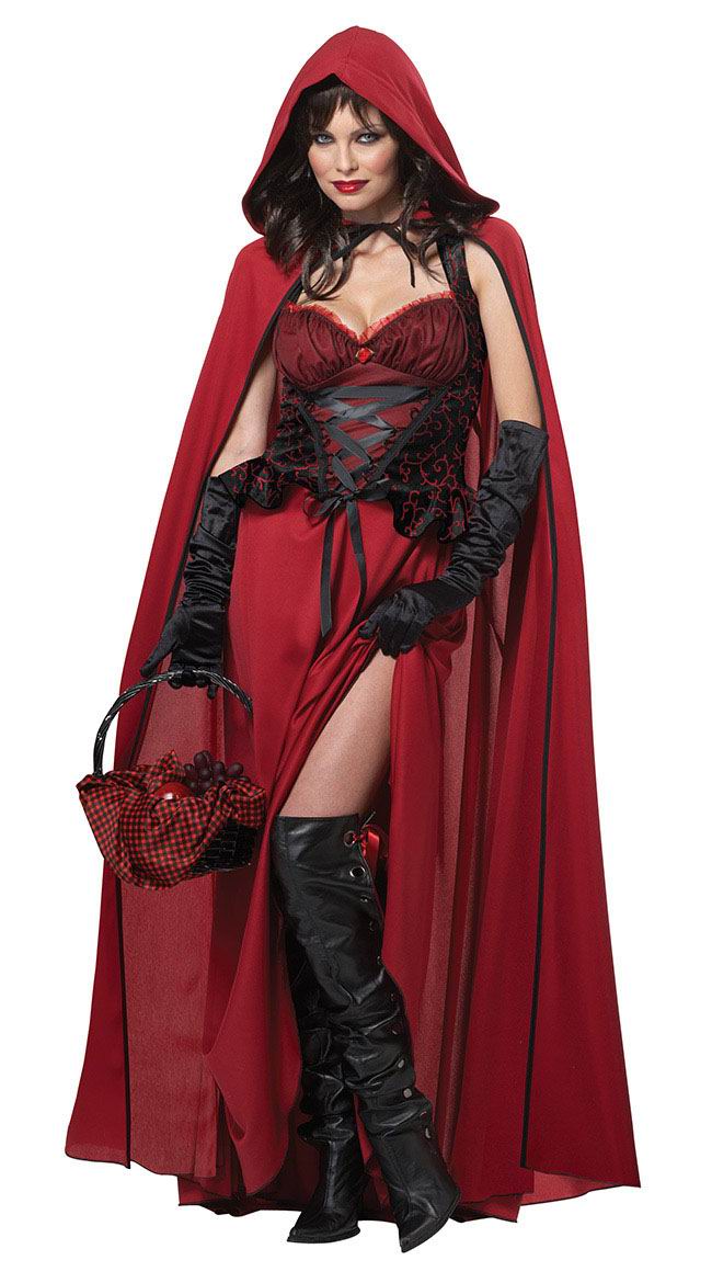 F1438 Dark Red Riding Hood Costume